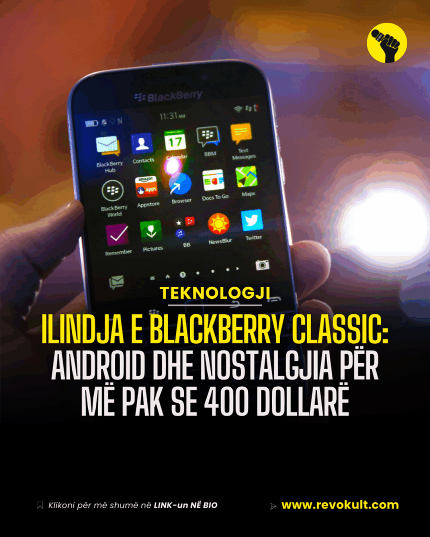 Lindja e BlackBerry Classic: Android dhe nostalgjia për më pak se 400 dollarë