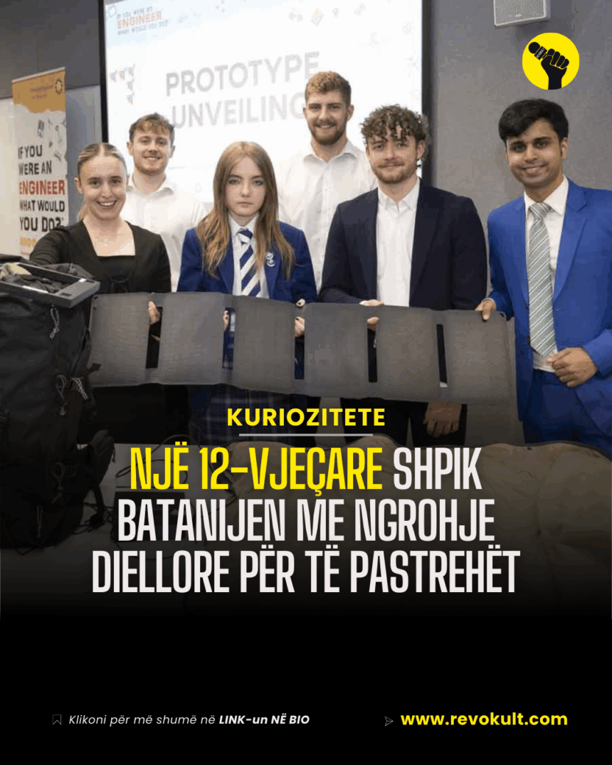 Një 12-vjeçare shpik batanijen me ngrohje diellore për të pastrehët