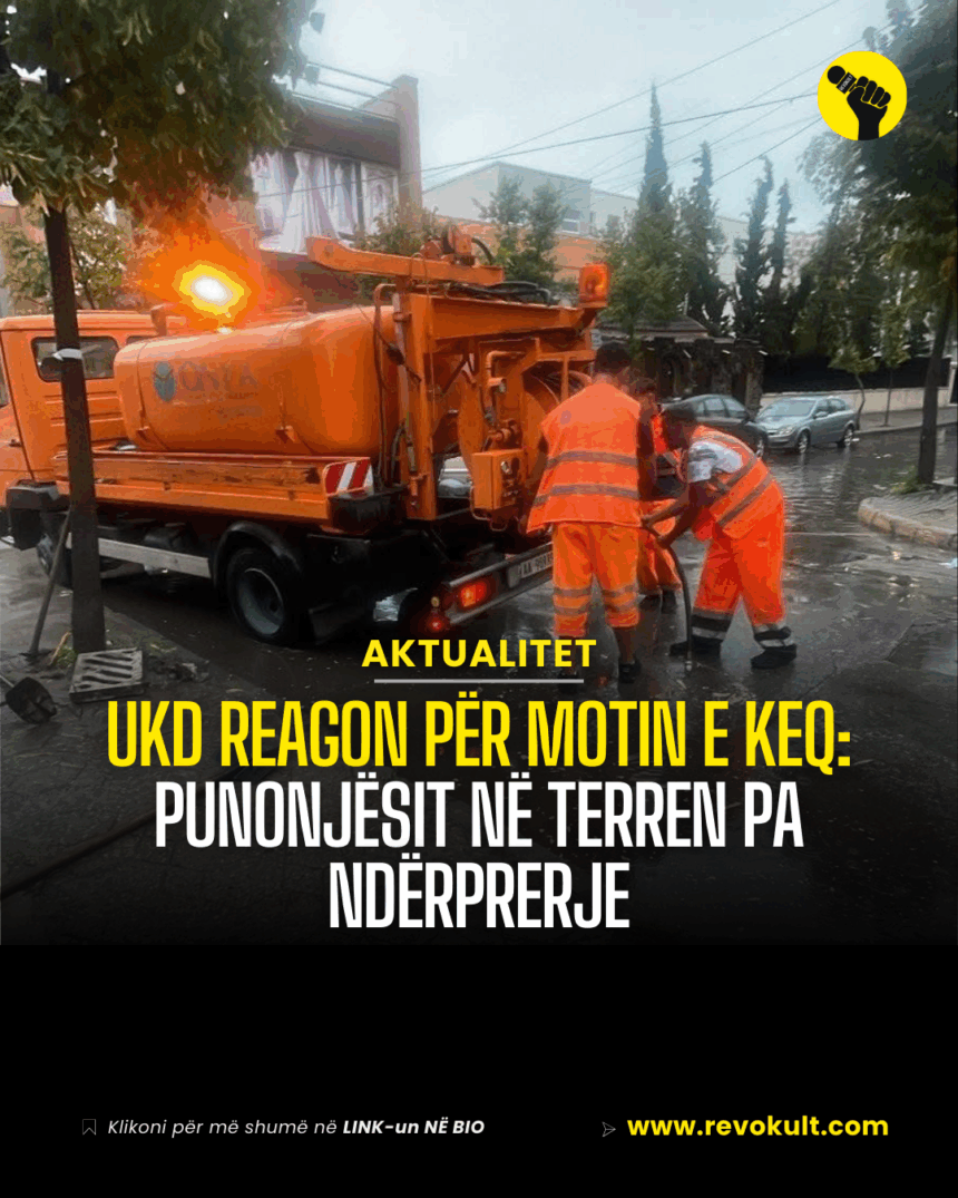 UKD reagon për motin e keq: Punonjësit në terren pa ndërprerje