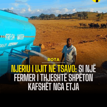 Njeriu i ujit në Tsavo: Si një fermer i thjeshtë shpëton kafshët nga etja