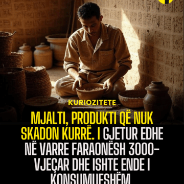 Mjalti, produkti që nuk skadon kurrë. I gjetur edhe në varre faraonësh 3000-vjeçar dhe ishte ende i konsumueshëm.