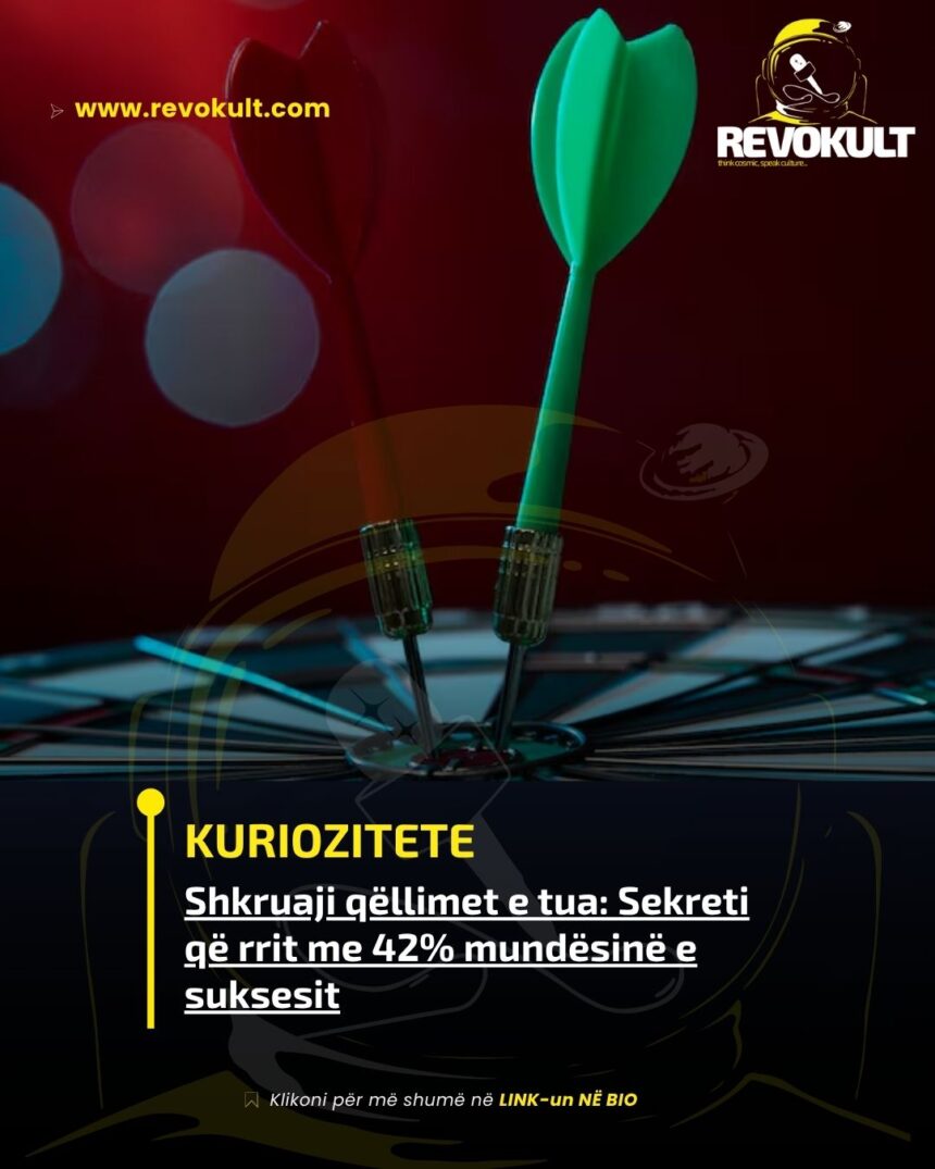 Shkruaji qëllimet e tua: Sekreti që rrit me 42% mundësinë e suksesit