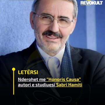Nderohet me “Honoris Causa” autori e studiuesi Sabri Hamiti