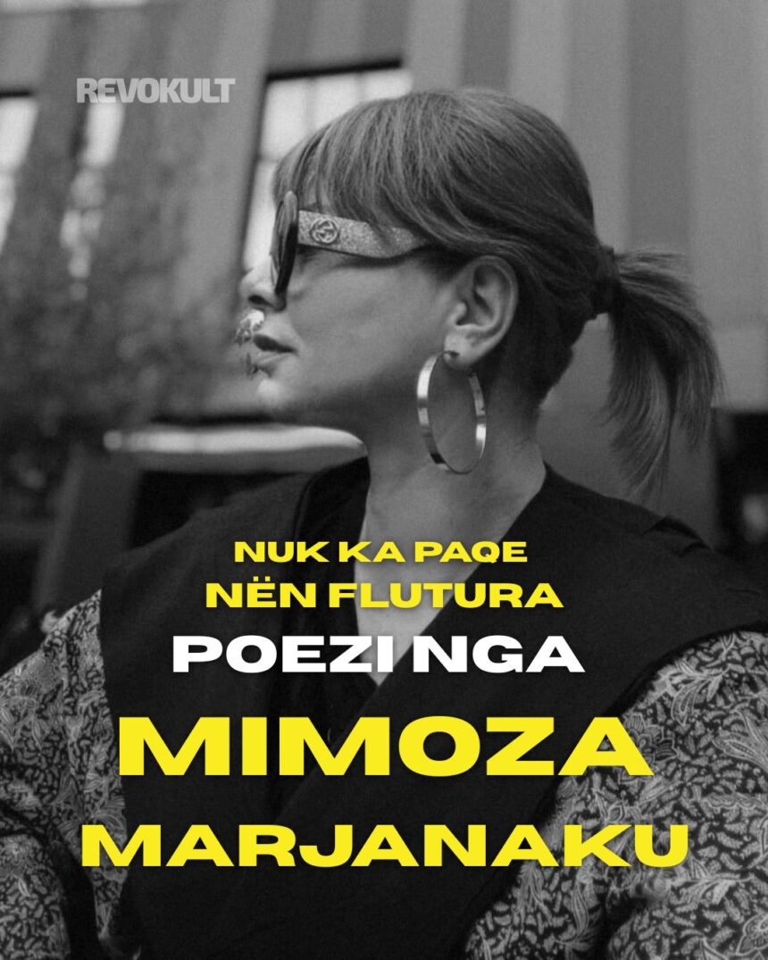 Nuk ka paqe nën flutura – Poezi nga Mimoza Marjanaku