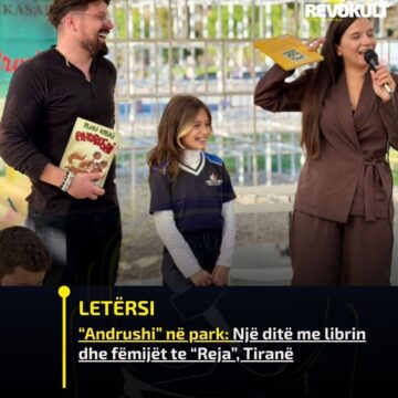 “Andrushi” në park: Një ditë me librin dhe fëmijët te “Reja”, Tiranë