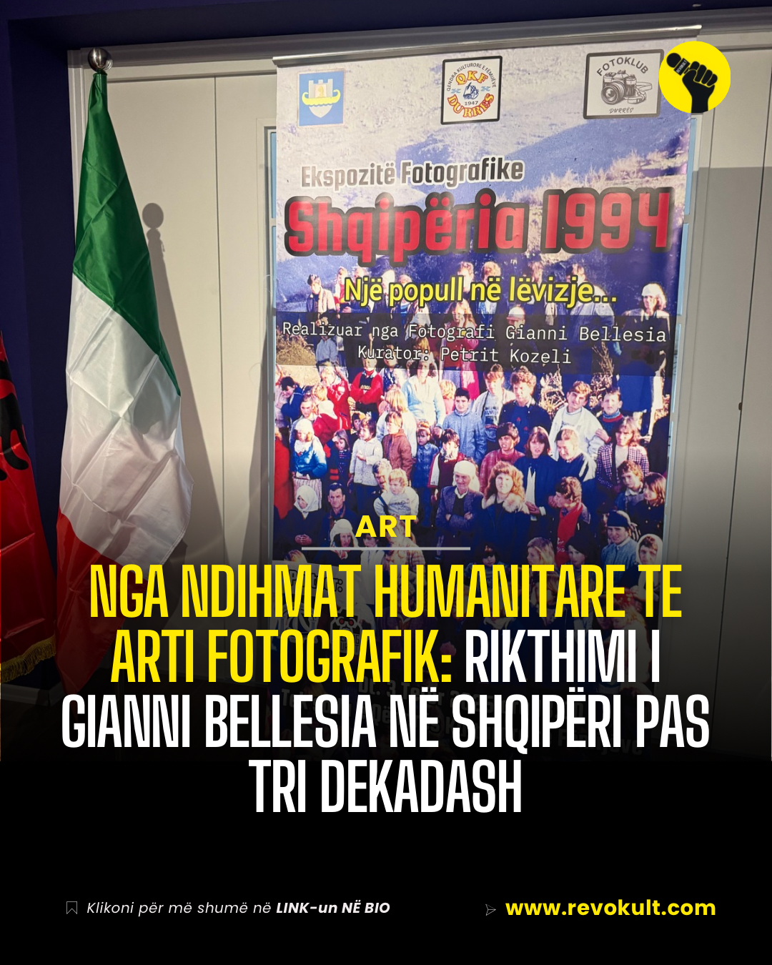Nga ndihmat humanitare te arti fotografik: Rikthimi i Gianni Bellesia në Shqipëri pas tri dekadash