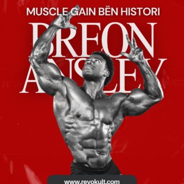 Muscle Gain bën histori: sjell në Shqipëri kampionin e botës në Classic Physique, Breon Ansley