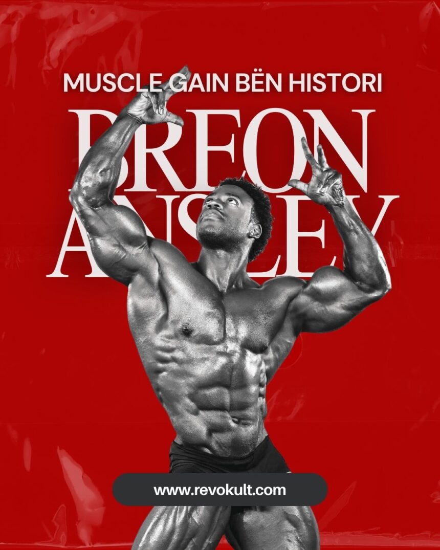 Muscle Gain bën histori: sjell në Shqipëri kampionin e botës në Classic Physique, Breon Ansley