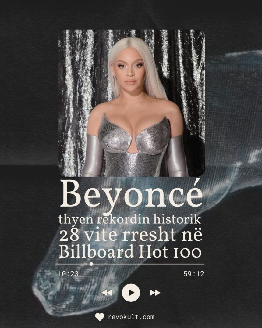 Beyoncé thyen rekordin historik: 28 vite rresht në Billboard Hot 100
