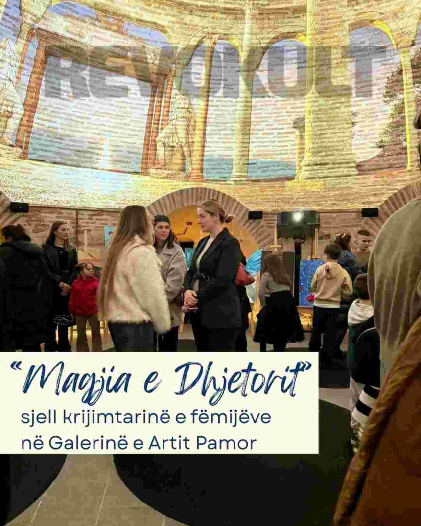 “Magjia e Dhjetorit” sjell krijimtarinë e fëmijëve në Galerinë e Artit Pamor