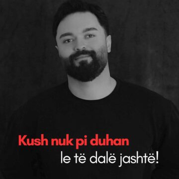 Aldo Mustafa: Kush nuk pi duhan, le të dalë jashtë!