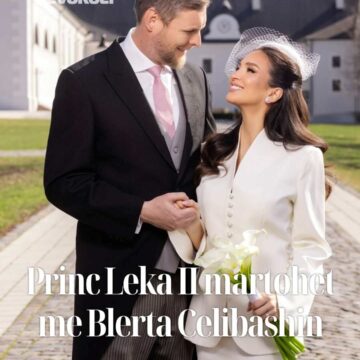 Princ Leka II martohet me Blerta Celibashin