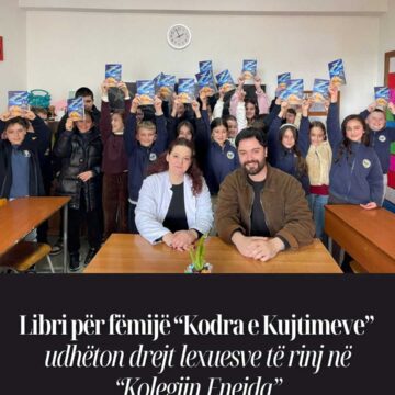 1 Libri për fëmijë “Kodra e Kujtimeve” udhëton drejt lexuesve të rinj në “Kolegjin Eneida”