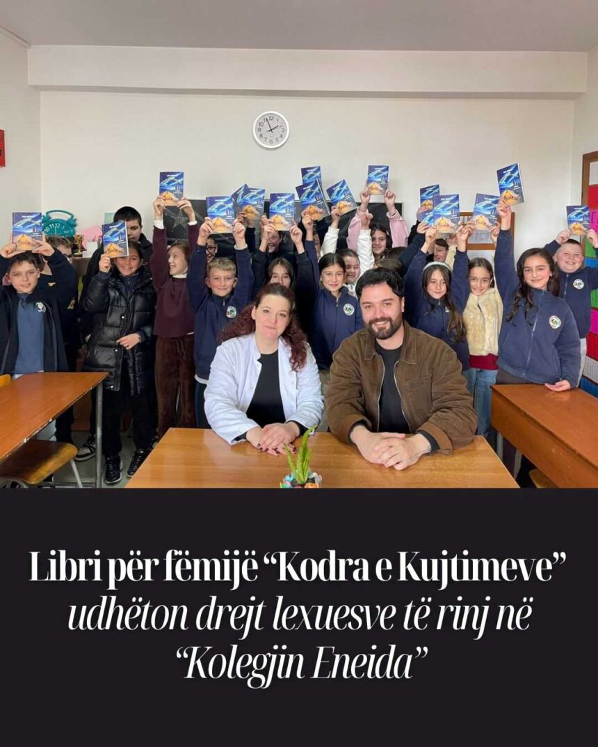 Libri për fëmijë “Kodra e Kujtimeve” udhëton drejt lexuesve të rinj në “Kolegjin Eneida”