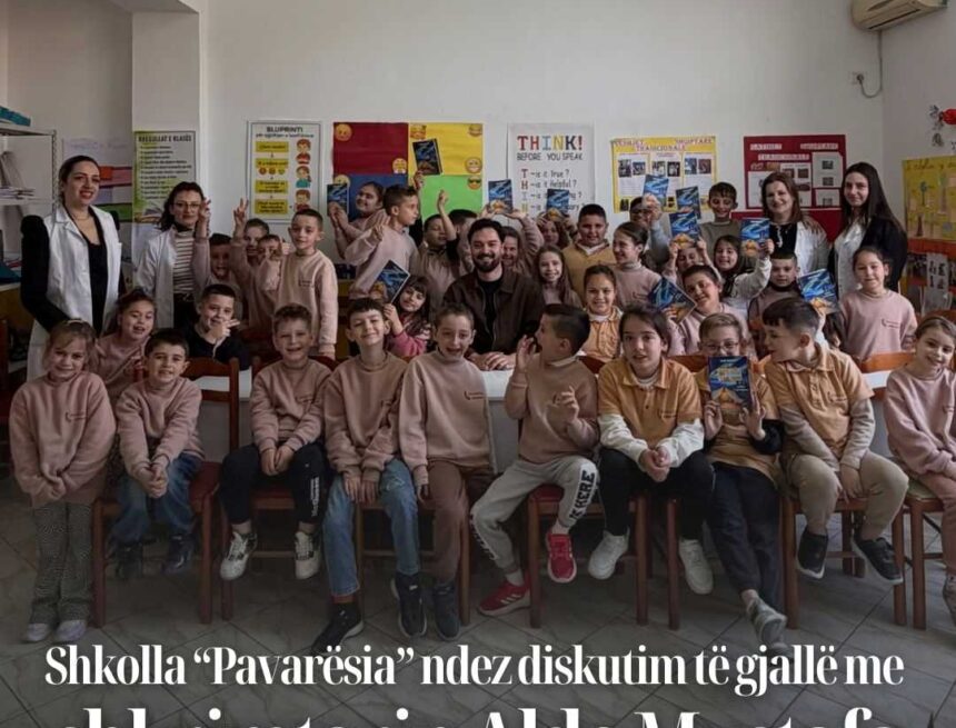 1 Shkolla “Pavarësia” ndez diskutim të gjallë me shkrimtarin Aldo Mustafa për librin e tij