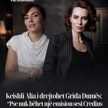 Screenshot Keishli Alia i drejtohet Grida Dumës: “Pse nuk bëhet një emision sesi Credins Bank ka 600 hektarë tokë?”