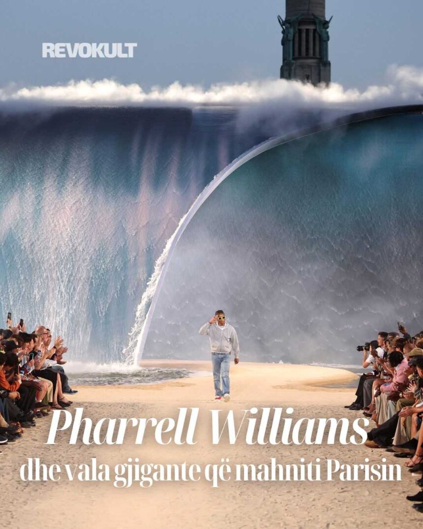Pharrell Williams dhe vala gjigante që mahniti Parisin
