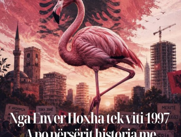 Screenshot Nga Enver Hoxha tek viti 1997: A po përsërit historia me “Revolucionin e Flamingove”?