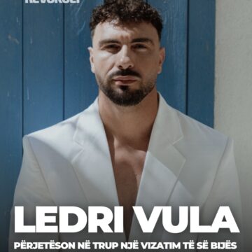 Ledri Vula përjetëson në trup një vizatim të së bijës