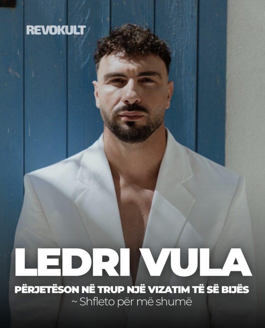 Ledri Vula përjetëson në trup një vizatim të së bijës