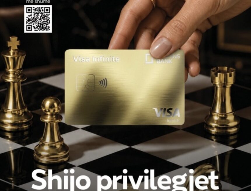 Screenshot Credins Bank sjell Visa Infinite, kartën e parë metalike në Shqipëri!