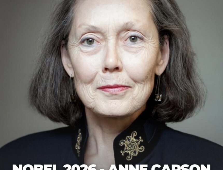 Screenshot Nobel 2026 – Anne Carson, shkrimtarja që bashkon botën antike me letërsinë moderne
