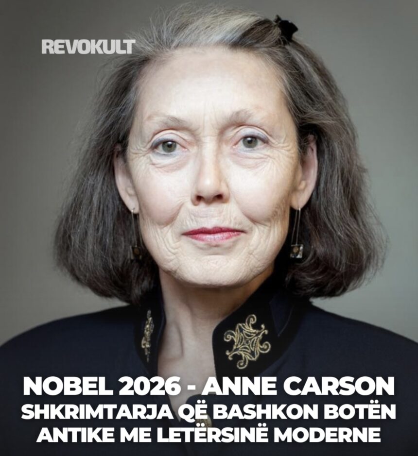Screenshot Nobel 2026 – Anne Carson, shkrimtarja që bashkon botën antike me letërsinë moderne